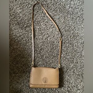 Tory Burch Light Brown Crossbody Bag